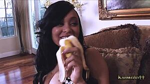 Ebony Babe Blows Kumalott!