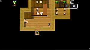 I can't stop staring at Yuka's huge boobs in this hentai game episode, it's so arousing!