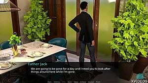 In bed with a horny teen 18+ redhead, so cute!