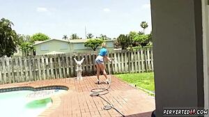 Milf Masters Dildo Play on Chair with Bold Moves