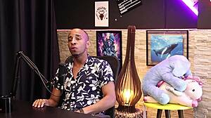 Black Guy Shows Broken Cock Scar.