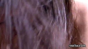 Czech cutie teased in supermarket for POV pounding