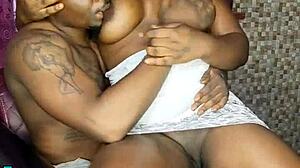 Horny Curvy Ebony Babe Fucks Herself After Playing With Tits And Ass!