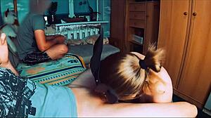 Friend Cuckolds with Monster Cock and Blowjob