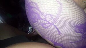 Sexy wife in lingerie teases and seduces hard.