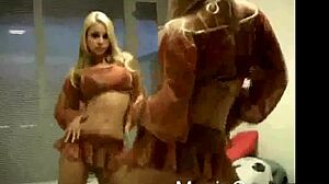 I watch two hot blondes strip on webcam