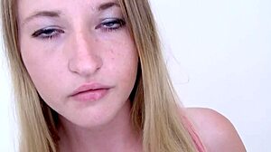 Blonde Teen 18+ Creampied at Photoshoot Interview