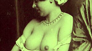 Vintage 19th Century Pornography with Hairy Blowjob