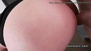 the doctor took his future employee to the hospital and anal fucked her with his big cock