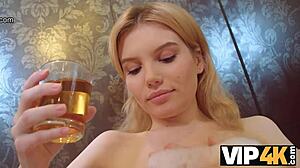 blonde fucks in bathtub