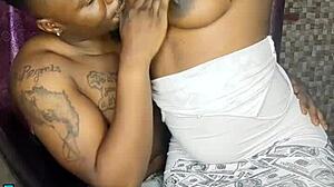 Horny Curvy Ebony Babe Fucks Herself After Playing With Tits And Ass!