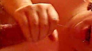 Enjoying sucking on that fat dick with big boobs bouncing 😋