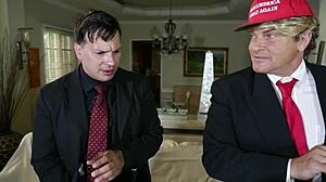 donald and ivanka in parody deepthroat diplomacy with shaved facial