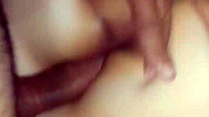 Teen with big tits and ass gives blowjob