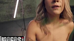 Gabbie Carter Rides and Deepthroats in Car Titty Fuck