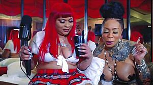 Goddiisbody Blows Big Black Cock At Party