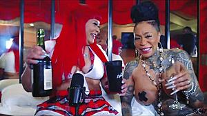 Goddiisbody Blows Big Black Cock At Party