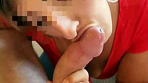 Horny teacher drains my balls before school