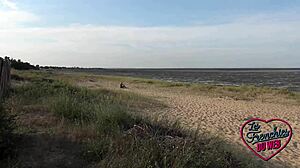 Blonde lylou shows her big tits and sexy body