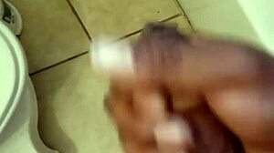 Black Solo Strokes His Meat