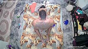 Secret camera catches brazilian amateur girl naked with guy in hardcore sex