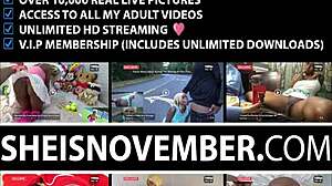 Brincando com as Grandes Tetões Ébano da MsNovember no Teatro