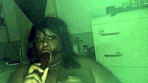 gamergirl enjoys private moments on camera