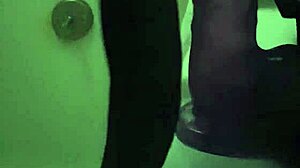 in the scream ghostface scene, the guy performs deepthroat blowjob while screaming in pleasure.