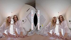 it's your first time at the massage parlor with hot blondes aiden ashley and tiffany watson, ready for cum?