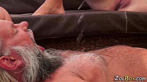 Fetish babe guzzles piss hard