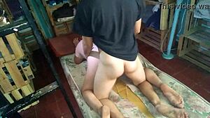 i bent my girlfriend over for doggystyle creampie