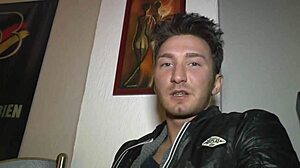 An old german guy fucks a young chubby babe hard