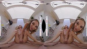 it's your first time at the massage parlor with hot blondes aiden ashley and tiffany watson, ready for cum?