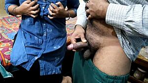 Detailed audio of Sangeeta's femdom session features dirty talk in Hindi, exploring domination and submission.