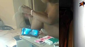 Ebony milf shares steamy sex tape with side hoe in USA