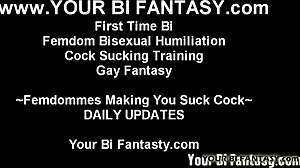 I will break you in with a big fat dildo.