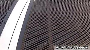 Latina Brunette Tied Up In Taxi Takes Cop's Cock Hardcore