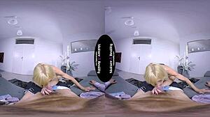 maturereality - blonde mature with tight body deepthroats and rides in pov