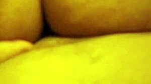 amateur couple enjoys soft sex with creampie