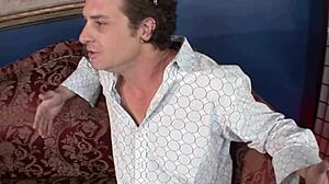 cute naked babes sucking horny cocks in blowjob scene