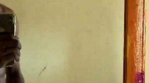 my black cock gets a hard massage in the mirror