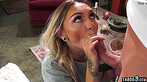 skinny teen stepsister chloe temple seduces her bro for a free room