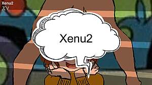 Velma in a cartoon anime hentai adventure.