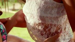 Rebekah and Tereza share a lesbian moment