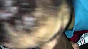 Teaching my redhead step-sister sloppy deepthroat blowjob techniques