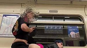 they had extreme public sex in subway then on roof