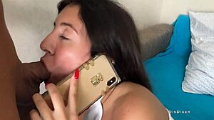 Slutty Wife Cheats While on Phone with Husband