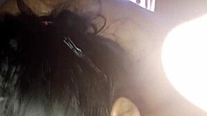 Petite girl gives amazing oral with handjob!