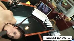 pov interracial fucking busty brunette gianna michaels with blowjob and cumshot