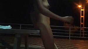 Latina pornstar escapes home for outdoor creampie with friend in pov anal masturbation.